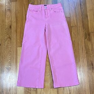 Gap Pink Wide Leg Jeans